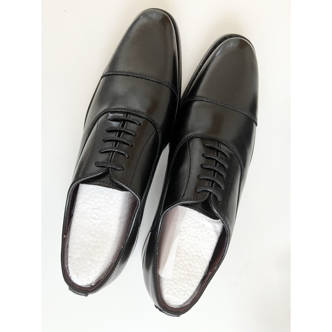 ビジネスシューズ メンズ 本革 黒 26.0 サラリーマン 革靴 通勤 外回り メンズの靴/シューズ(ドレス/ビジネス)の商品写真