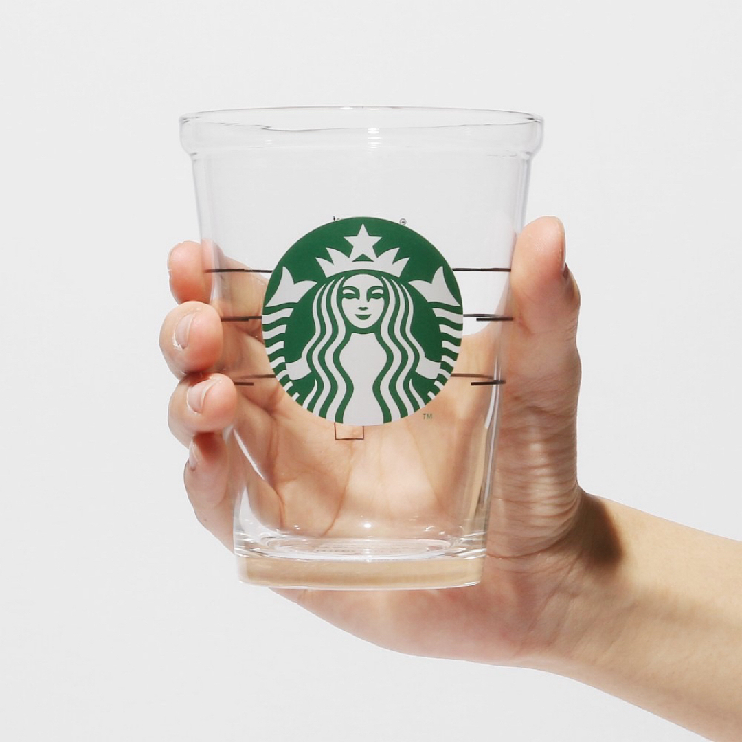 Starbucks(スターバックス)の【スターバックス】  オンラインストア販売　コールドカップグラス　414ml インテリア/住まい/日用品のキッチン/食器(グラス/カップ)の商品写真