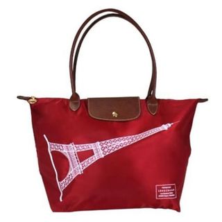 ロンシャン(LONGCHAMP)の新品パリ限定 ロンシャン LE PLIAGE エッフェル塔トート エンジ(トートバッグ)