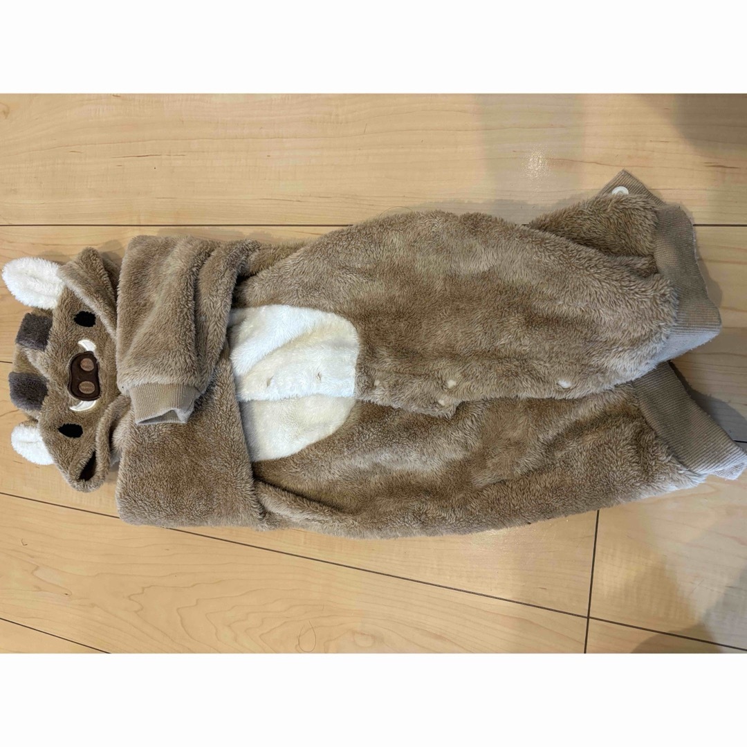 いのしし　カバーオール　ベビーアウター　70センチ キッズ/ベビー/マタニティのベビー服(~85cm)(カバーオール)の商品写真