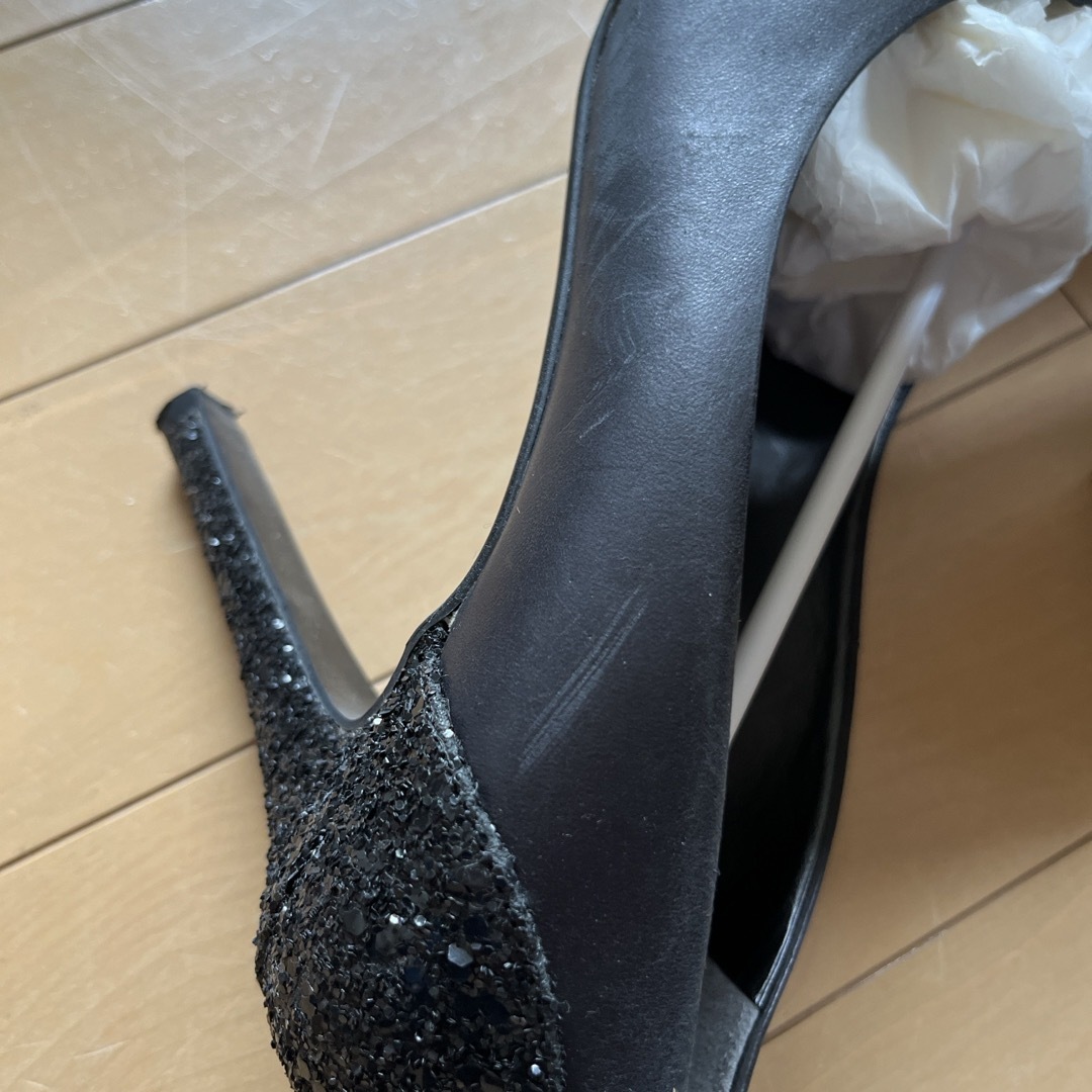 DIANA(ダイアナ)のダイアナ　DIANA パンプス　24.5 ブラック　黒 レディースの靴/シューズ(ハイヒール/パンプス)の商品写真