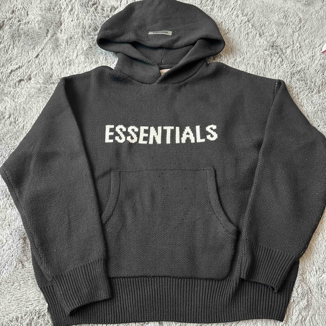 Supreme(シュプリーム)のESSENTIALS ニットパーカー Sサイズ メンズのトップス(パーカー)の商品写真