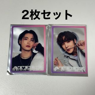 ATEEZ - ATEEZ クリアトレカ 2枚セット ソンファ ユノ ユンホ