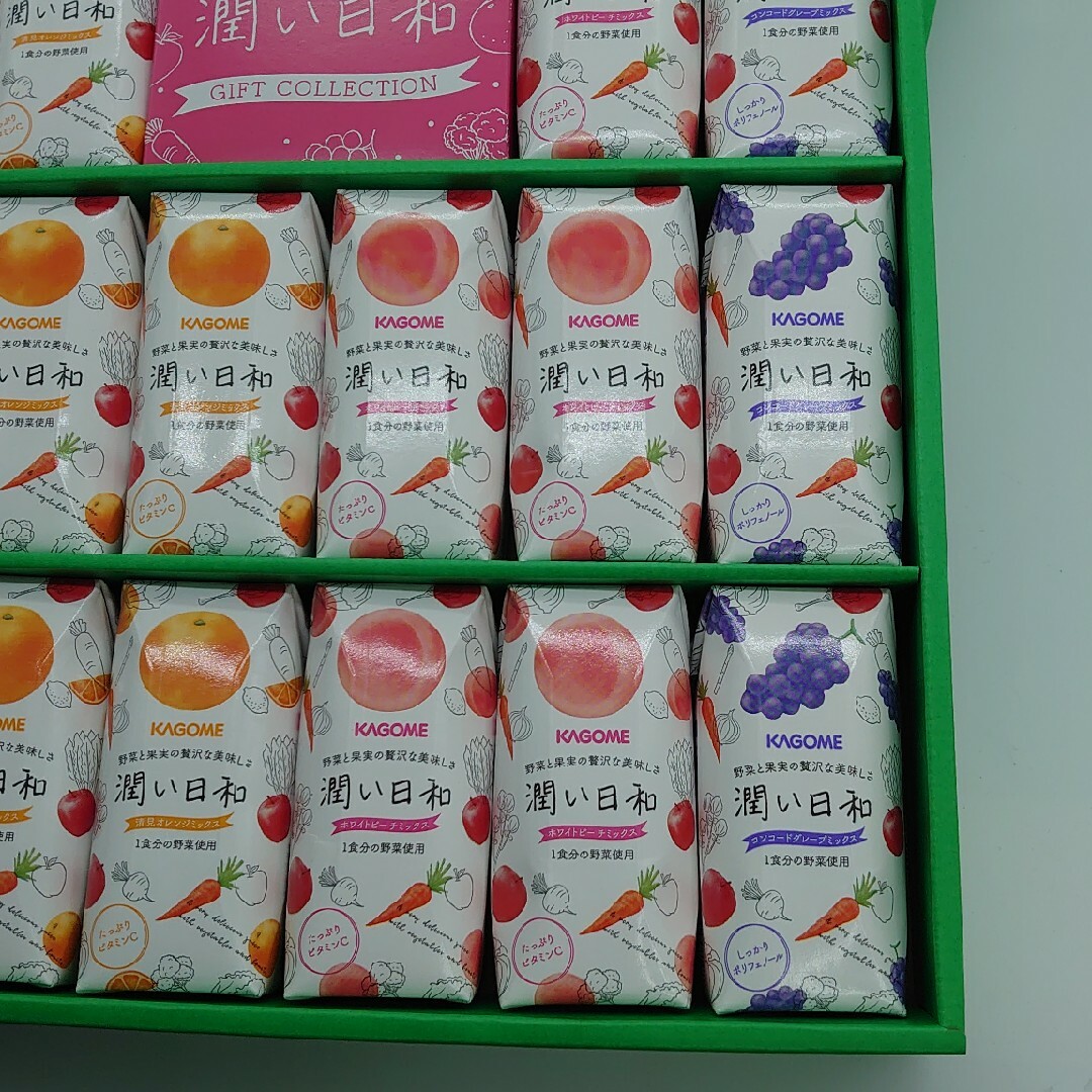 KAGOME(カゴメ)のカゴメ 潤い日和（１６本）ＵＲＢ−３０Ｓ☓2箱 食品/飲料/酒の飲料(ソフトドリンク)の商品写真