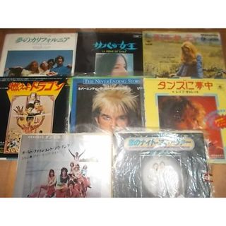 epw0640　【ALIDA　レコード】【未確認】　ビージーズ/レイフギャレットなど　EP8枚セット(ポップス/ロック(洋楽))