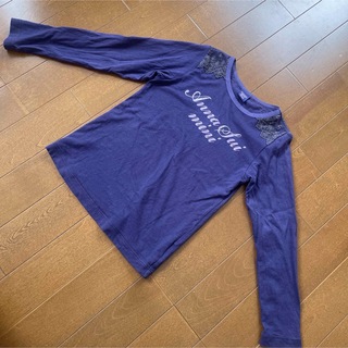 アナスイミニ(ANNA SUI mini)のANNA SUI mini 濃紫ロンT(Tシャツ/カットソー)