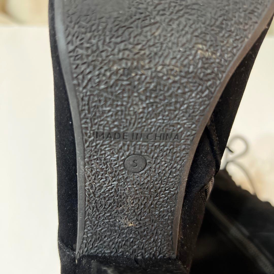 ORiental TRaffic(オリエンタルトラフィック)のORiental TRaffic ショートブーツ　スエード　ブラック レディースの靴/シューズ(ブーツ)の商品写真