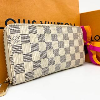 ルイヴィトン(LOUIS VUITTON)のルイヴィトン　ダミエアズール　ジッピーウォレット　長財布　140(財布)