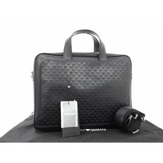 エンポリオアルマーニ(Emporio Armani)の■新品■未使用■ EMPORIO ARMANI エンポリオアルマーニ レザー 2WAY ビジネスバッグ ハンドバッグ ショルダー ブラック系 AW5394(その他)