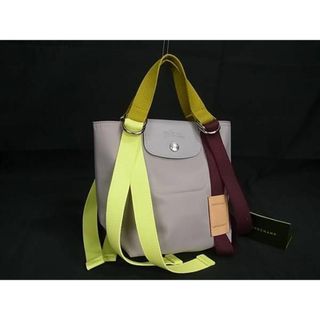 ロンシャン(LONGCHAMP)の■新品■未使用■ LONGCHAMP ロンシャン ルプリアージュリプレイ ナイロン 2WAY ハンドバッグ ショルダー レディース グレー系 FA3896(その他)