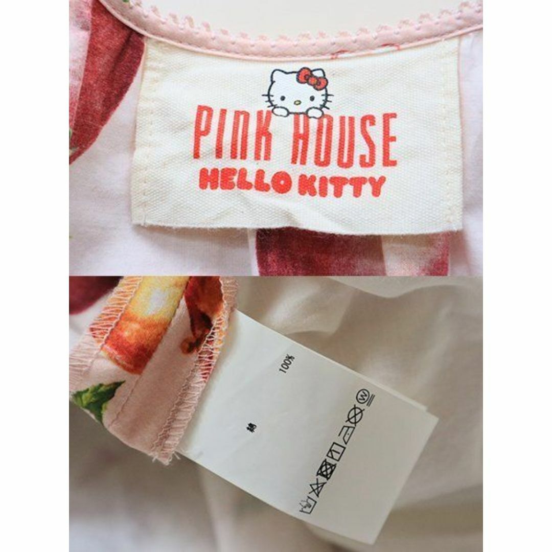 PINK HOUSE(ピンクハウス)のPINK HOUSE  HELLO KITTY エプロン & ワンピース  レディースのワンピース(ロングワンピース/マキシワンピース)の商品写真