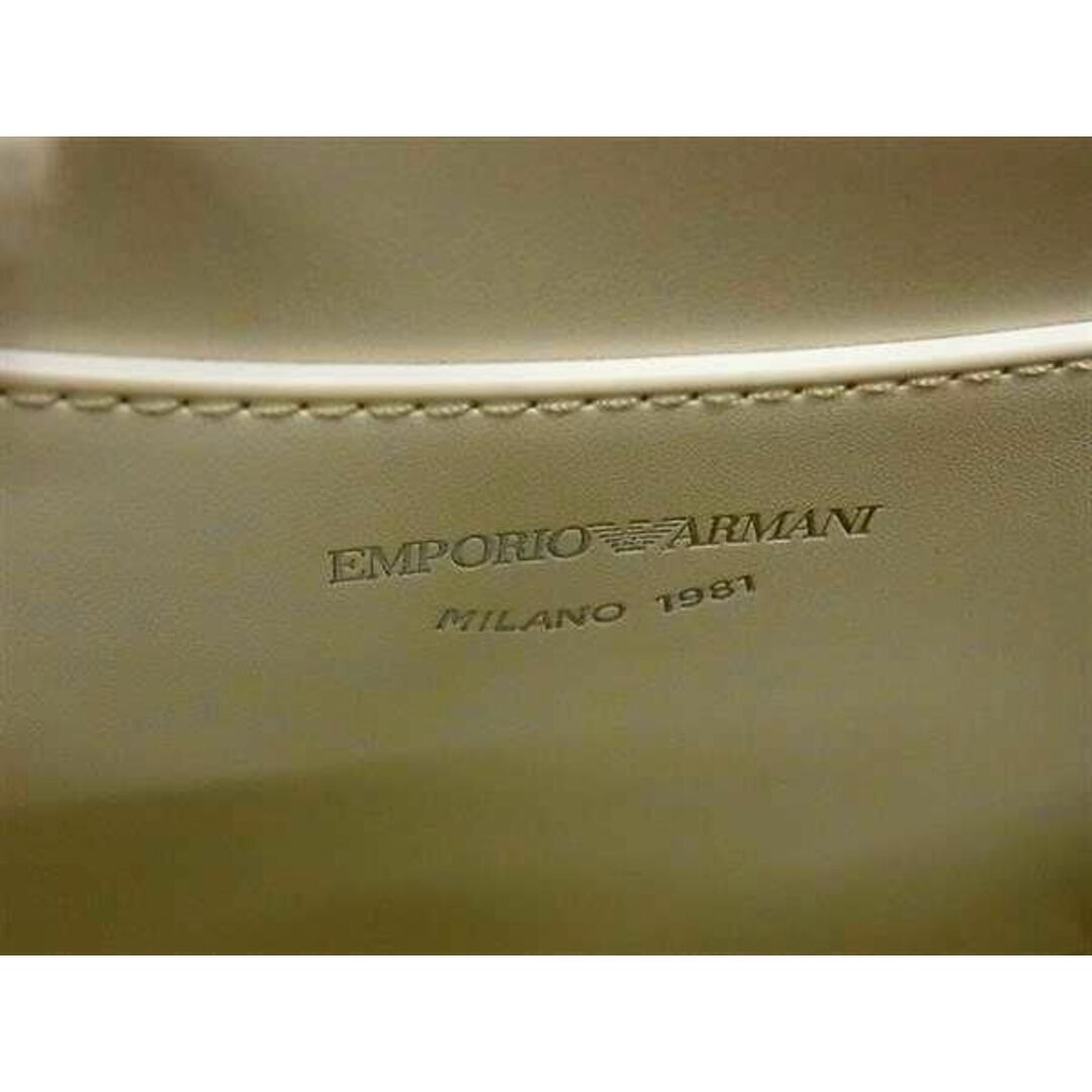 Emporio Armani(エンポリオアルマーニ)の■現行品■新品■未使用■ EMPORIO ARMANI エンポリオアルマーニ レザー 2WAY ハンドバッグ ショルダー クロスボディ ホワイト系 FA3893 レディースのアクセサリー(その他)の商品写真