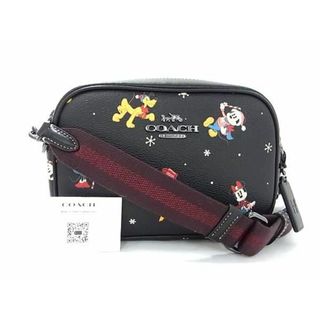 コーチ(COACH)の■新品■未使用■ COACH コーチ CN027 ディズニーコラボ ミッキー ミニー PVC ショルダーバッグ ポシェット ブラック系 BJ2005(その他)