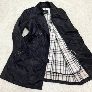 バーバリーブラックレーベル(BURBERRY BLACK LABEL)のバーバリーブラックレーベル　トレンチコート　ノバチェック　ライナー　2way 黒(トレンチコート)