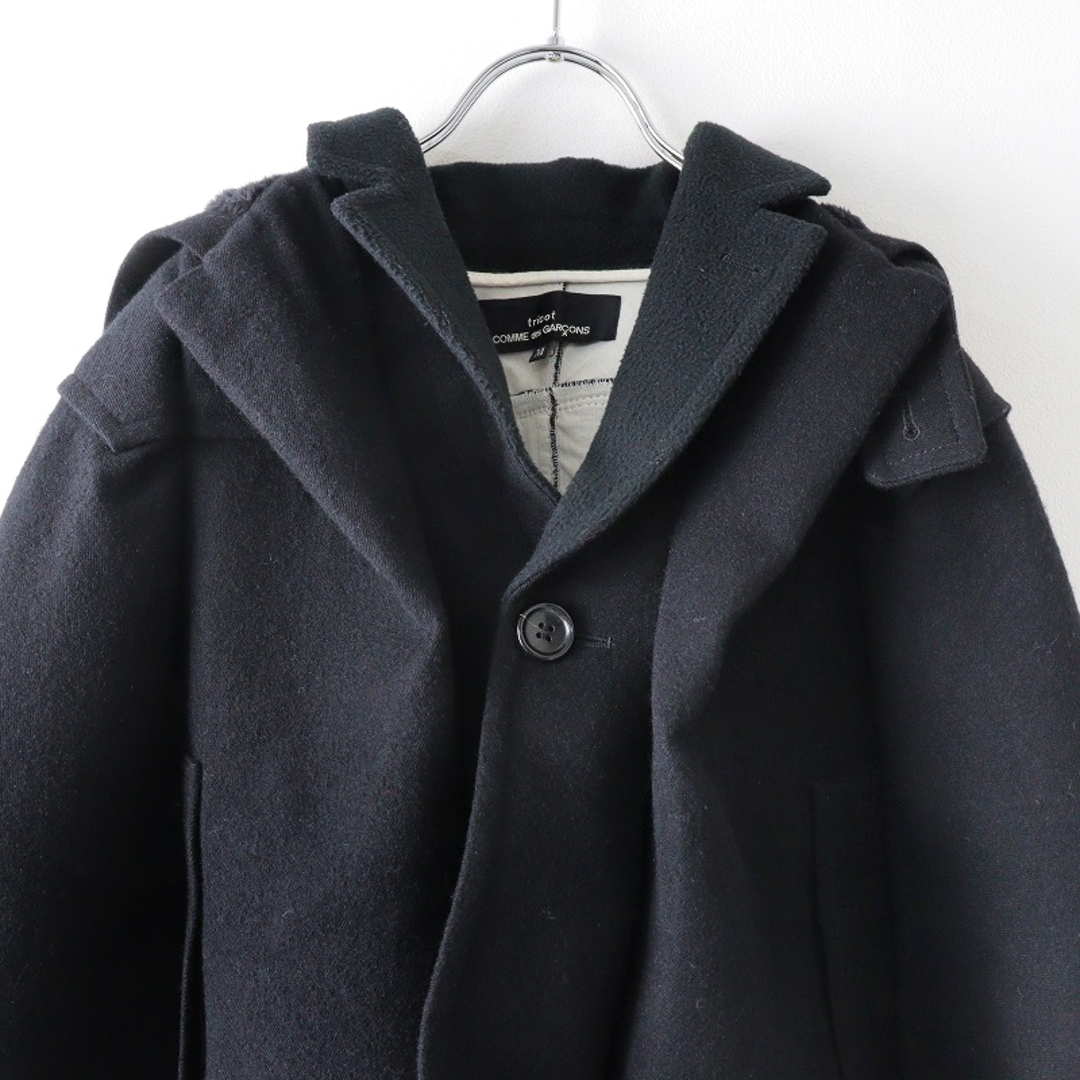 美品 AD2021 トリココムデギャルソン tricot COMME des GARCONS フード 美品 AD2021 トリココムデギャルソン tricot COMME des GARCONS フード