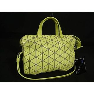 イッセイミヤケ(ISSEY MIYAKE)の■新品同様■ BAO BAO ISSEY MIYAKE バオバオイッセイミヤケ PVC 2WAY ハンドバッグ ショルダー レディース イエロー系 AW5148(その他)