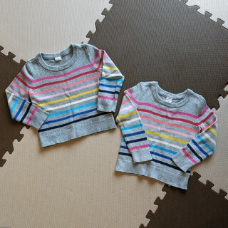 babyGAP - 【２着セット】ニット　セーター　サイズ100 　双子ちゃんに！