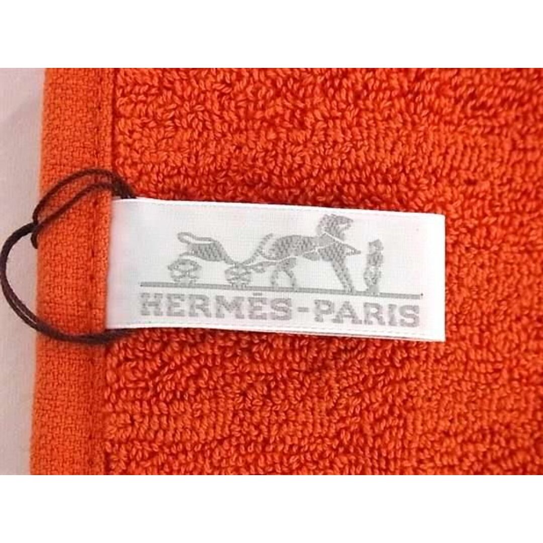 Hermes(エルメス)の■新品■未使用■ HERMES エルメス ステアーズ コットン100％ フェイスタオル ハンドタオル オレンジ系 AV9056 レディースのファッション小物(その他)の商品写真