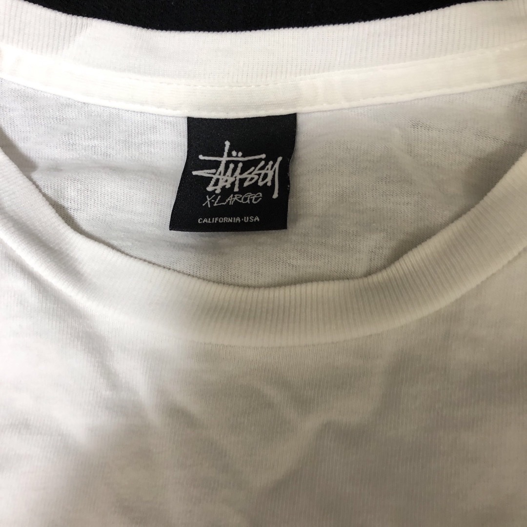 STUSSY(ステューシー)のステューシー　stussy ロンT Tシャツ　ロングスリーブ　白　ホワイト　xl メンズのトップス(Tシャツ/カットソー(七分/長袖))の商品写真