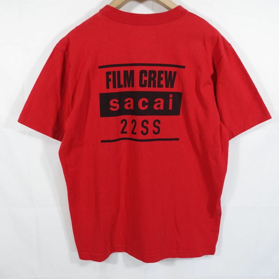 sacai(サカイ)の【良品】sacai　FILM CREW Ｔシャツ　サカイ メンズのトップス(Tシャツ/カットソー(半袖/袖なし))の商品写真