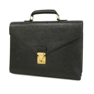 ルイヴィトン(LOUIS VUITTON)の【4hc2713】ルイヴィトン ブリーフケース/エピ/セルヴィエット/M54412/ノワール【中古】メンズ/レディース/ユニセックス(ビジネスバッグ)