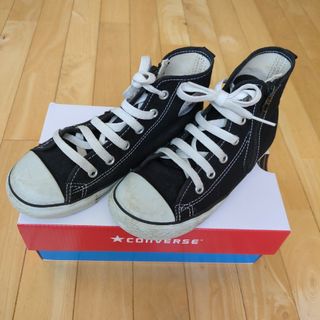 コンバース(CONVERSE)の☆CONVERSE　コンバース　21㌢　黒　スニーカー☆(スニーカー)