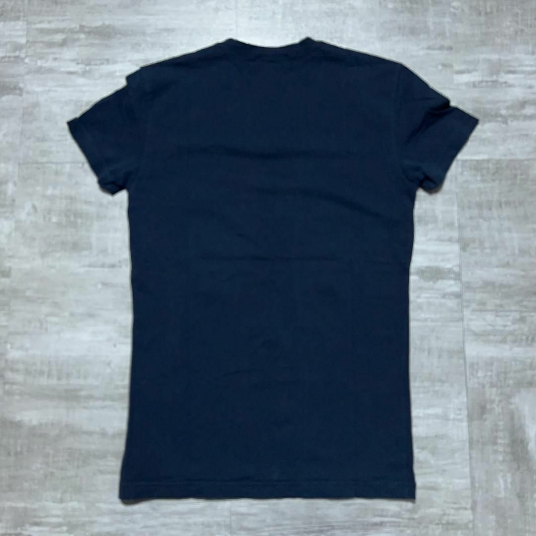 Emporio Armani(エンポリオアルマーニ)の美品 EMPORIO ARMANI エンポリオアルマーニ ロゴ ネイビー S メンズのトップス(Tシャツ/カットソー(半袖/袖なし))の商品写真