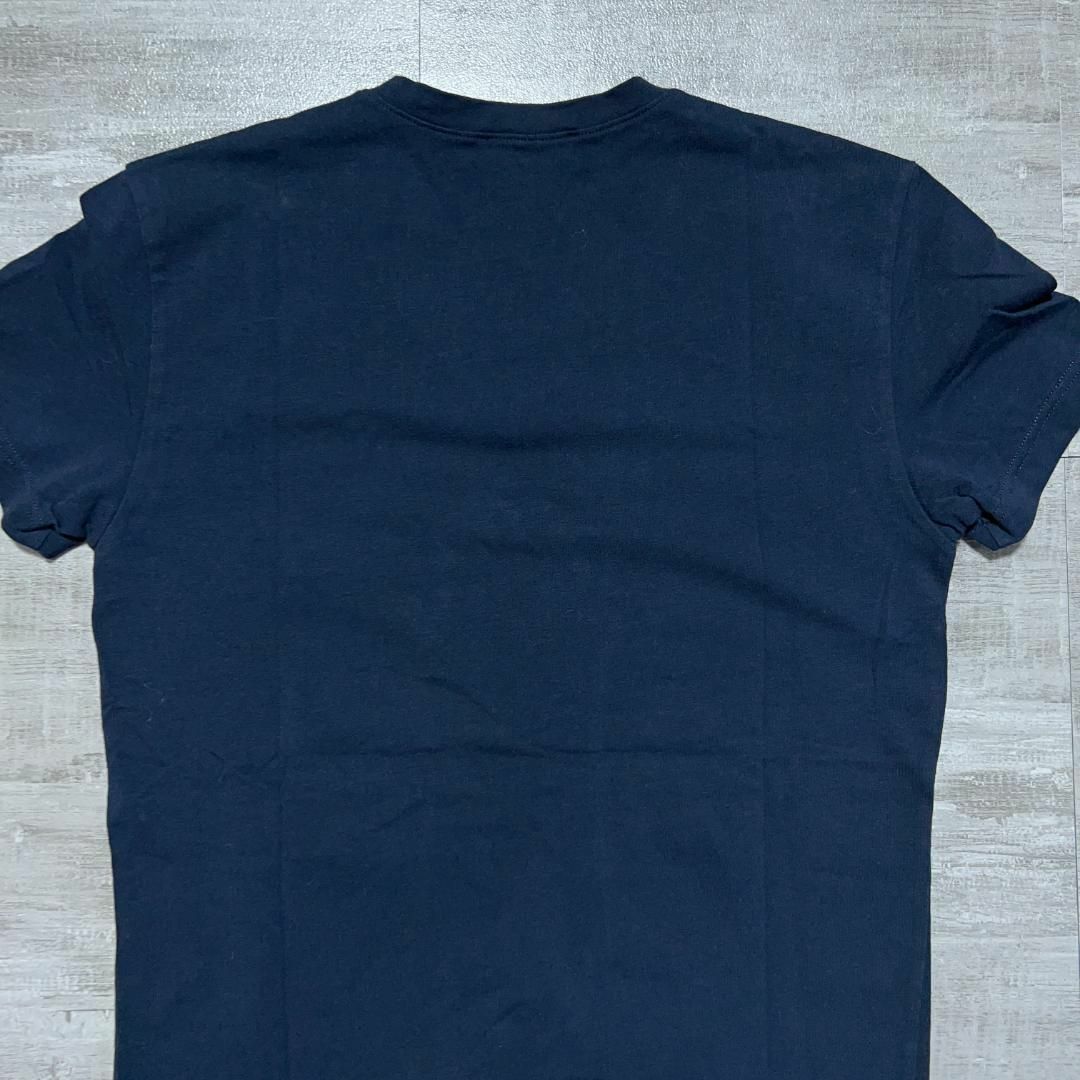 Emporio Armani(エンポリオアルマーニ)の美品 EMPORIO ARMANI エンポリオアルマーニ ロゴ ネイビー S メンズのトップス(Tシャツ/カットソー(半袖/袖なし))の商品写真