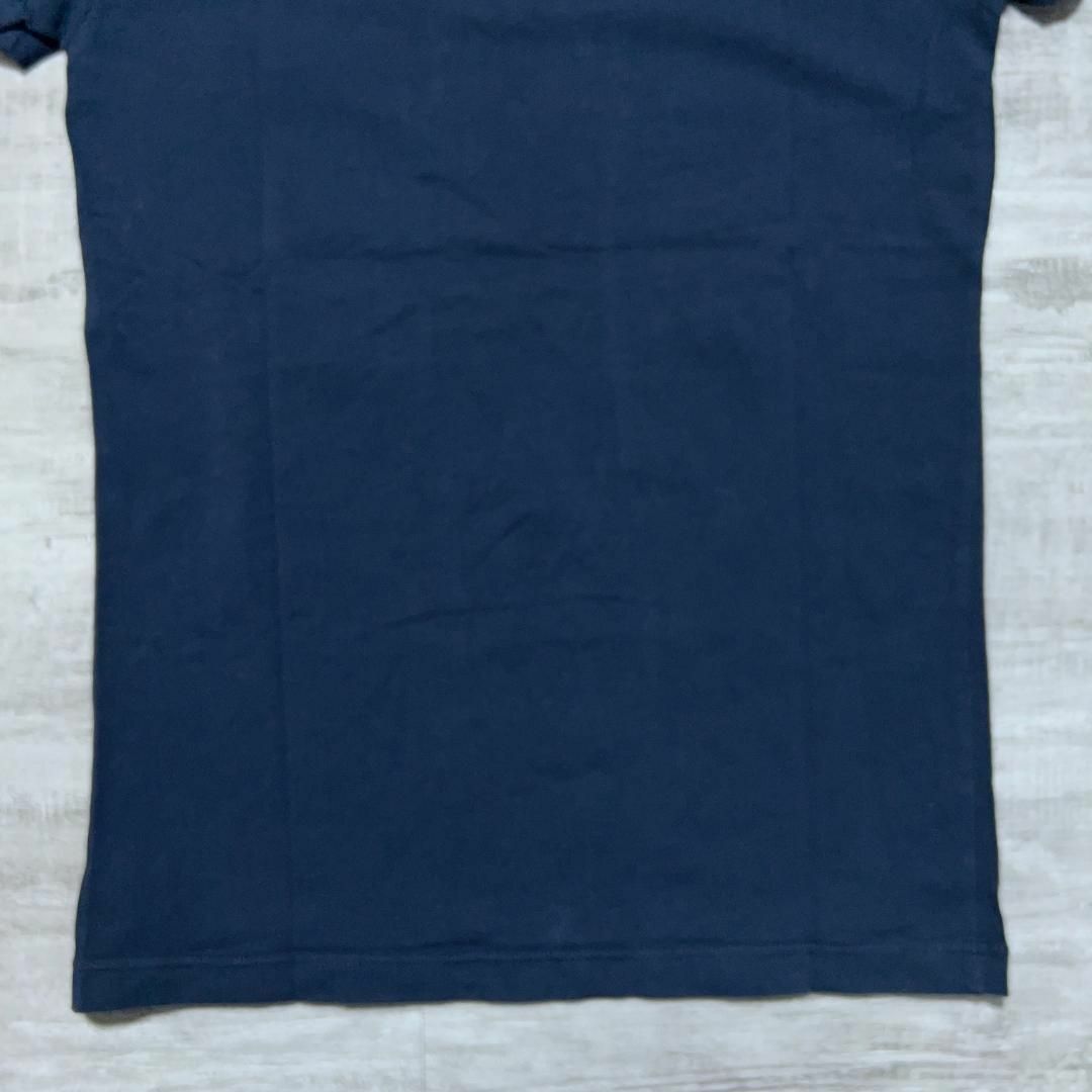 Emporio Armani(エンポリオアルマーニ)の美品 EMPORIO ARMANI エンポリオアルマーニ ロゴ ネイビー S メンズのトップス(Tシャツ/カットソー(半袖/袖なし))の商品写真