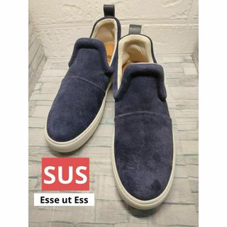 SUS（サス）　スリッポン　ネイビー(スリッポン/モカシン)