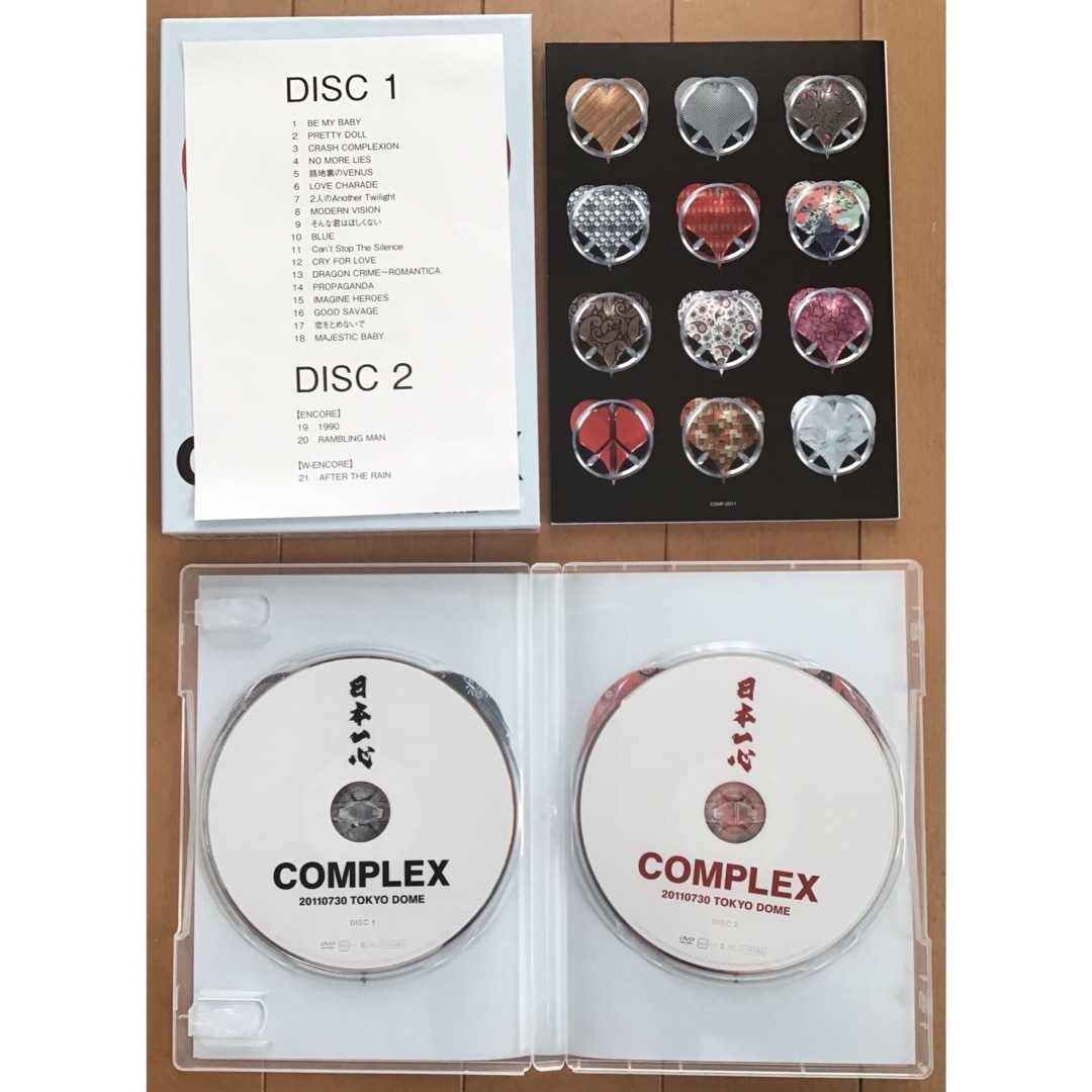 COMPLEX / 日本一心　2DVD ローソン限定版 エンタメ/ホビーのDVD/ブルーレイ(ミュージック)の商品写真