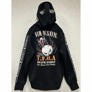 バンソン(VANSON)の＊VANSON×デスラビット 刺繍トラックフードジャケット ジャージ L(ジャージ)