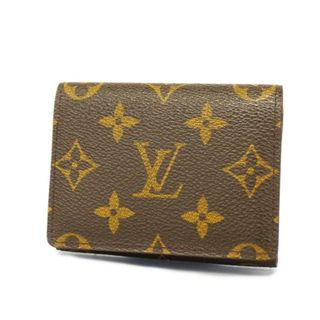 ルイヴィトン(LOUIS VUITTON)の【4hc2830】ルイヴィトン 名刺入れ/モノグラム/アンヴェロップカルトドゥヴィジット/M62920/ブラウン【中古】メンズ/レディース/ユニセックス(名刺入れ/定期入れ)