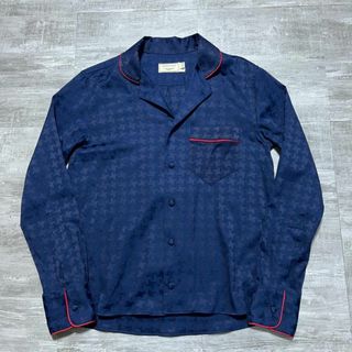 MAISON KITSUNE' - 美品 Maison Kitsune メゾンキツネ パジャマシャツ 総柄 S