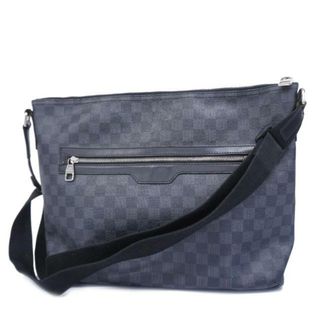 ルイヴィトン(LOUIS VUITTON)の【4hc2859】ルイヴィトン ショルダーバッグ/ダミエ・グラフィット/ミックMM/N41106/ブラック/グレー【中古】メンズ(ショルダーバッグ)