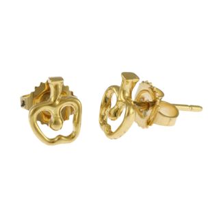 Tiffany & Co. - Tiffany K18YG ラージツイストフープピアス 美品の Tiffany & Co. - Tiffany K18YG ラージツイストフープピアス 美品の