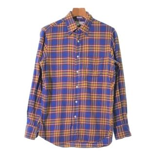 インディヴィジュアライズドシャツ(INDIVIDUALIZED SHIRTS)のINDIVIDUALIZED SHIRTS カジュアルシャツ 15(M位) 青 【古着】【中古】(シャツ)