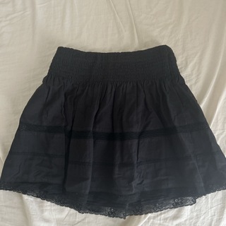 ディーホリック(dholic)のounce smoke lace skirt black(ミニスカート)