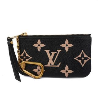 ルイヴィトン(LOUIS VUITTON)の【4hc2905】ルイヴィトン コインケース/モノグラム・アンプラント/バイカラー/ポシェットクレ/M80885/ブラックベージュ【中古】レディース(コインケース)