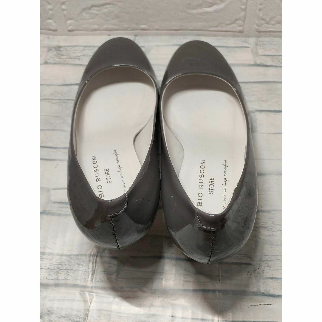ファビオ　ルスコーニ　グレー　パンプス　約24cm レディースの靴/シューズ(ハイヒール/パンプス)の商品写真