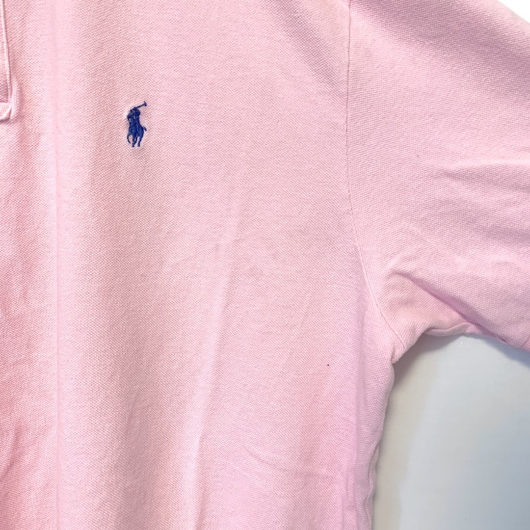 POLO RALPH LAUREN(ポロラルフローレン)の90s 古着 ポロラルフローレン 半袖ポロシャツ 刺繍ロゴ ゆるダボ XXL  メンズのトップス(ポロシャツ)の商品写真