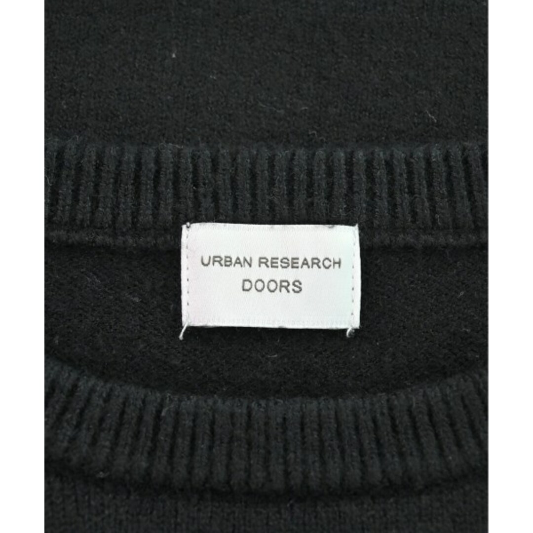 URBAN RESEARCH DOORS(アーバンリサーチドアーズ)のURBAN RESEARCH DOORS ニット・セーター M 黒 【古着】【中古】 レディースのトップス(ニット/セーター)の商品写真