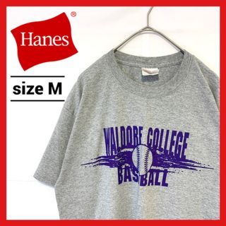 ヘインズ(Hanes)の90s 古着 ヘインズ Tシャツ カレッジ系 ベースボール M (Tシャツ/カットソー(半袖/袖なし))