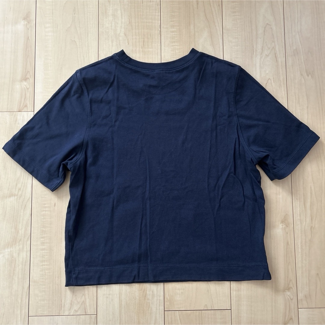 UNIQLO(ユニクロ)のUNIQLO クロップドクールネックT サイズS 2枚セット レディースのトップス(Tシャツ(半袖/袖なし))の商品写真