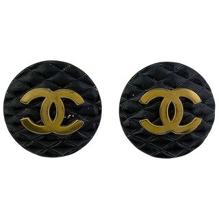 CHANEL - 【在庫一掃】 シャネル ココマーク ラウンド イヤリング GP 【中古】