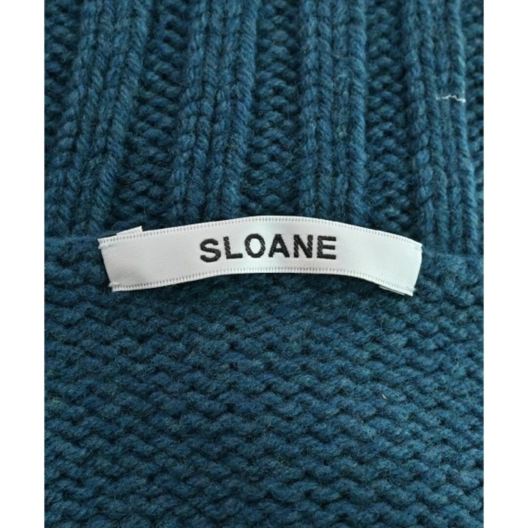 SLOANE(スローン)のSLOANE スローン ニット・セーター 2(M位) 青系 【古着】【中古】 レディースのトップス(ニット/セーター)の商品写真