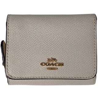 コーチ(COACH)の【在庫一掃】 コーチ ロゴ 三つ折り 財布 レディース 【中古】(財布)