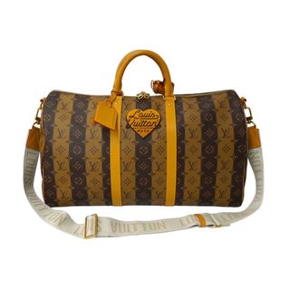 ルイヴィトン(LOUIS VUITTON)の新品同様 LOUIS VUITTON×NIGO ルイヴィトン×ニゴー ボストンバッグ キーポルバンドリエール50 M45967 中古 62439(ボストンバッグ)