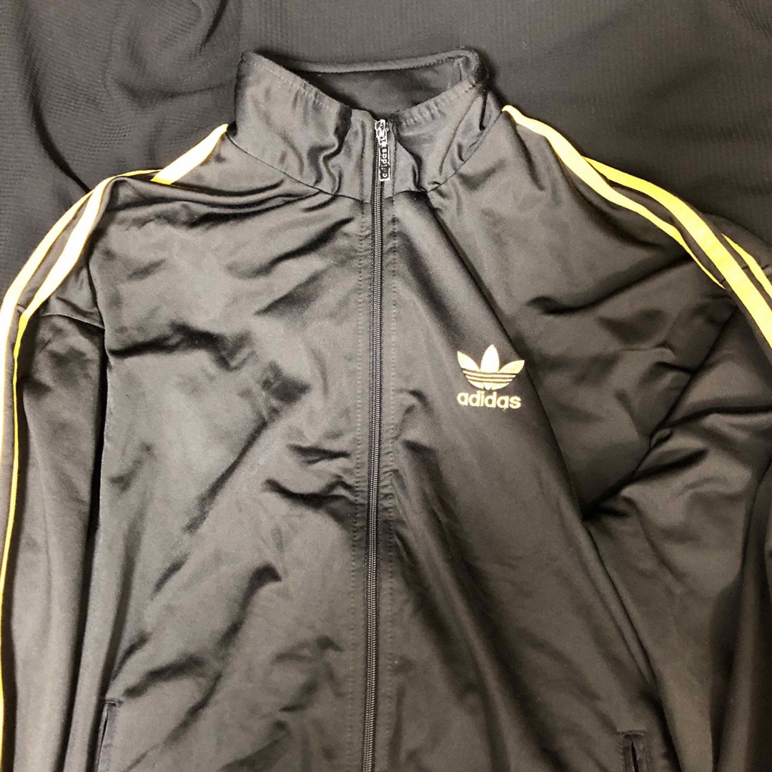 adidas - adidas アディダス ジャージ L ブラック イエロー 黒 adidas - adidas アディダス ジャージ L ブラック イエロー 黒