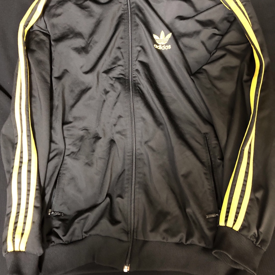 adidas - adidas アディダス ジャージ L ブラック イエロー 黒 adidas - adidas アディダス ジャージ L ブラック イエロー 黒